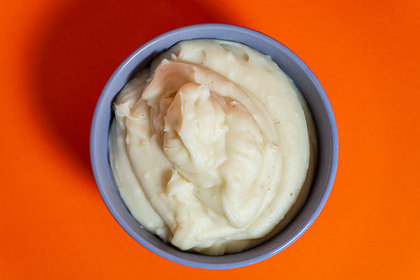 istock Bowl of smooth and creamy mashed potatoes, perfect as a side dish 2222952499
