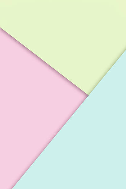 istock Minimalist pastel background with geometric color division 2222953668