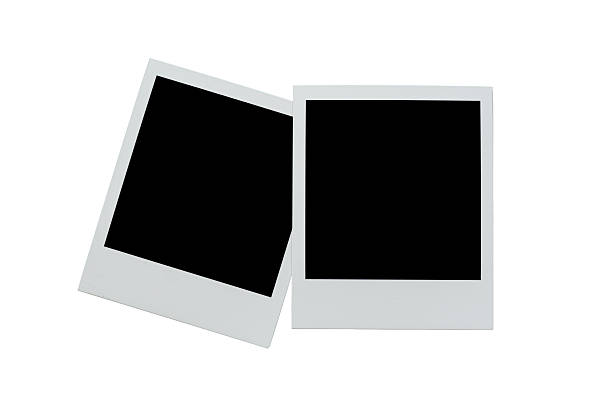 istock A pair of white frames with a spacious black center, perfectly suited for inserting a photograph. These frames create an elegant and concise look for displaying your favorite shots. 2222954237