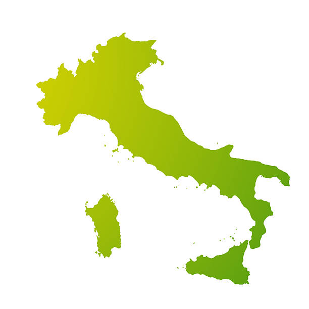 istock Map of Italy, sign silhouette. World Map Globe. Vector Illustration isolated on white background. Europe continent 2222956338