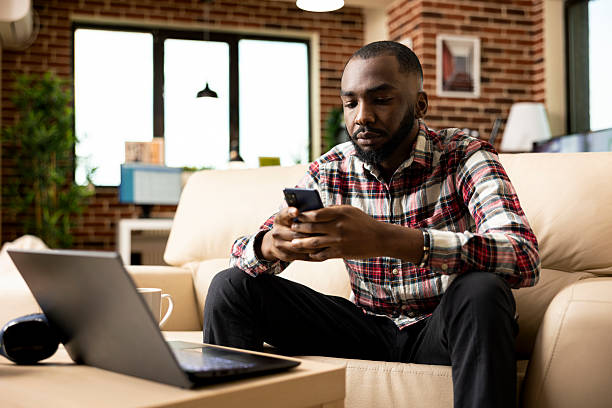 istock Entrepreneur managing personal and business updates online 2222956484