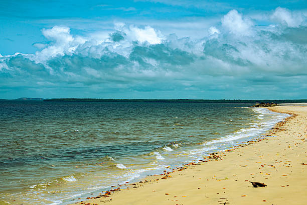 View of Praia do Saco , beac near Aracaju, Brazil