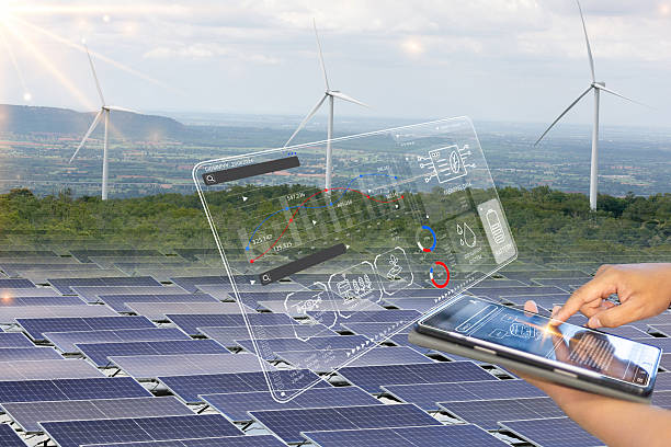 istock Clean energy, including solar and wind energy, is an environmentally friendly energy that also preserves the world as green energy. 2222978034