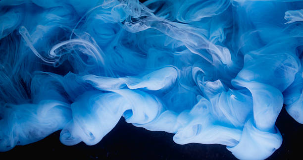 istock Cloud fume liquid splash paint water swirl acrylic 2222987032