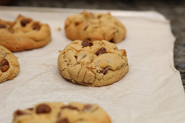 istock Freshly baked chocolate chip cookies 2222989576