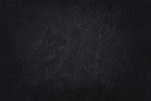 istock Dark grey black slate texture in natural pattern with high resolution for background and design art work. Black stone wall. 2222991344