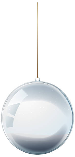 istock Elegant Transparent Christmas Ornament Illustration 2222993768