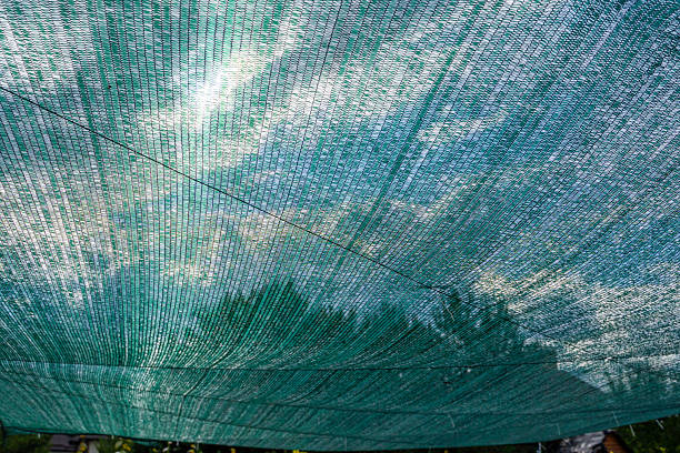 istock Shading net against the sky on a sunny day 2222995962