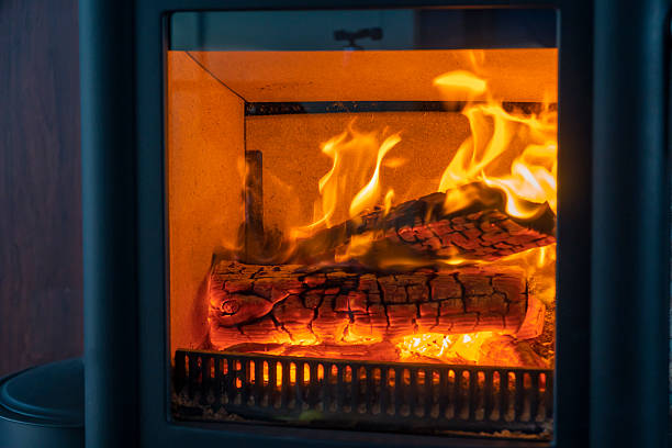 istock Room with Wood-burning stove 2222997375