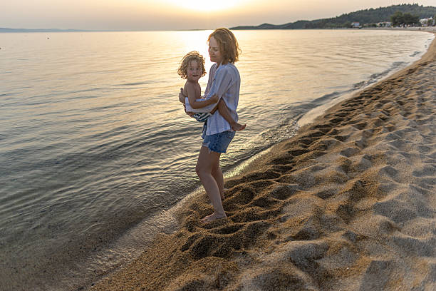 istock Happy moments at the beach with my boy 2222998509
