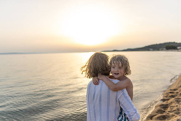 istock Happy moments at the beach with my boy 2222998551