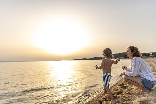 istock Happy moments at the beach with my boy 2222998949