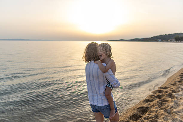 istock Happy moments at the beach with my boy 2222999735