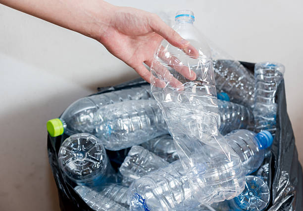 istock Plastic bottles waiting to be taken to recycle. 2223001928