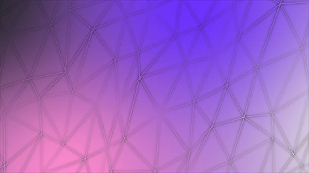 Simple and elegant low poly minimal geometrical background, colorful gradient background