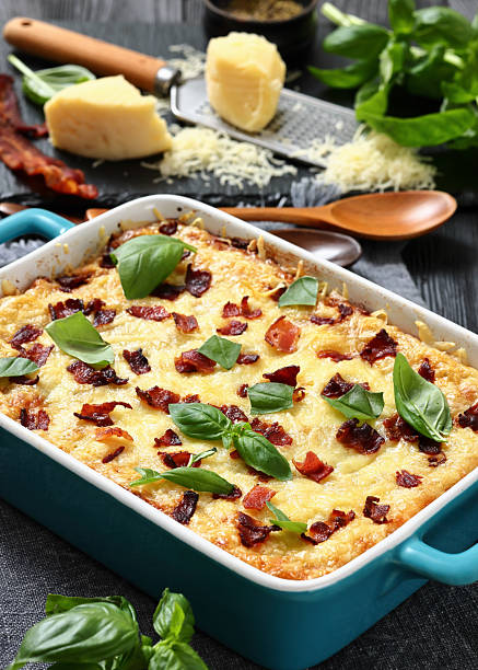 istock twice baked potato casserole in a baking dish 2223006620