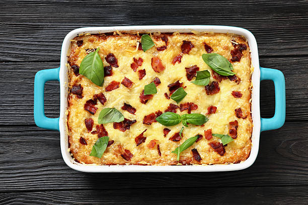 istock twice baked potato casserole in a baking dish 2223006756