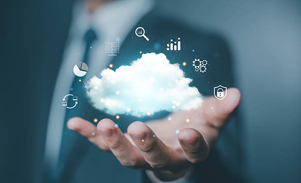 istock Cloud digital technology. platform on the internet. transfer and recovery online 2223009106