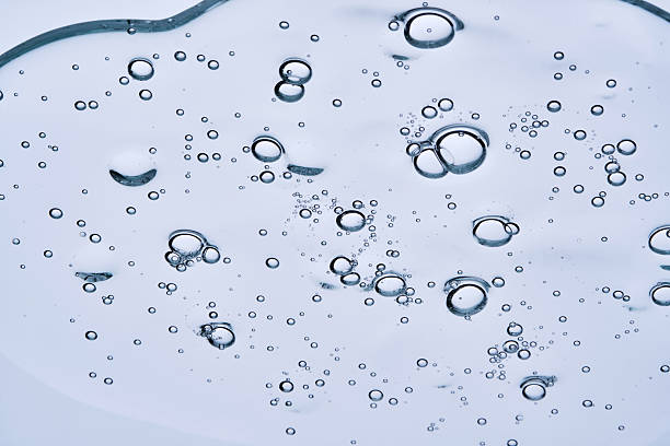 istock The texture of a clear shower gel or shampoo with bubbles. View from below. 2223012100
