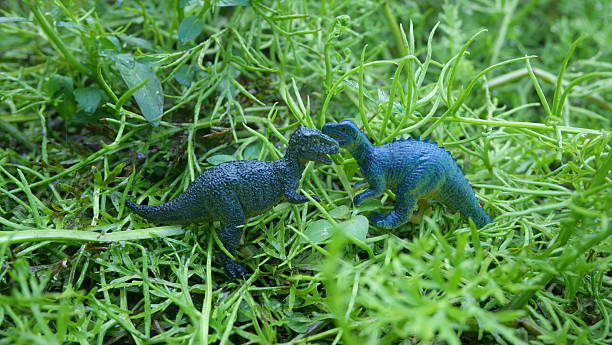 istock Explore the wild nature and ancient creatures from prehistoric times roaming untamed, majestic landscapes. 2223012321