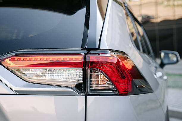 istock Close-up of a modern car headlight. 2223015695
