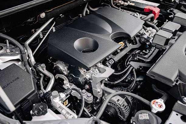 istock Close-up of a new car engine. 2223016347