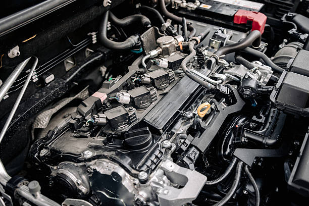 istock Close-up of a new car engine. 2223016491