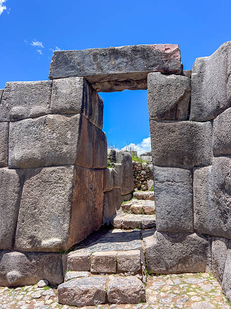 istock Ancient Stone Doorway at Inca Ruins 2223016927