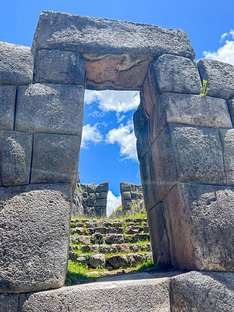 istock Ancient Stone Doorway at Inca Ruins 2223016937