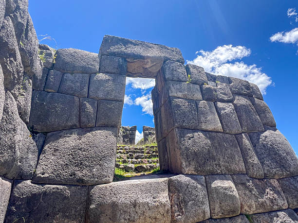 istock Ancient Stone Doorway at Inca Ruins 2223016938