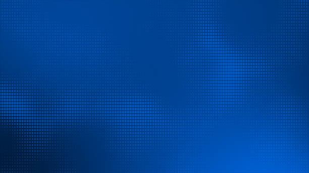 istock Simple and elegant Royal blue gradient abstract circular dots background, clean and bright background with light motion 2223017230