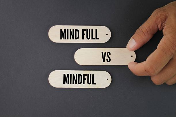 istock Word Mind full vs mindful. the concept of mind or thought. When there is too much information to process, you may feel cognitive overload 2223017482