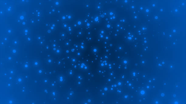 istock Royal blue color Moving glitter particles simple background 2223017701