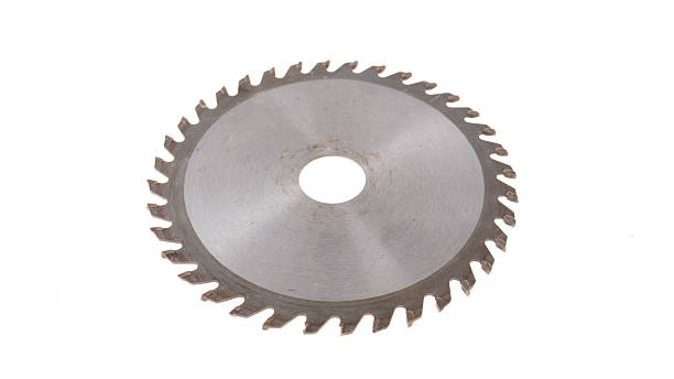 istock Circular saw blade on a clean white background 2223018204