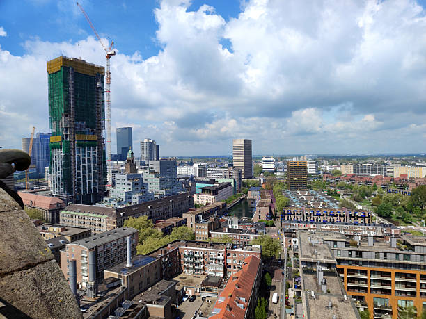 istock panorama of Rotterdam in the spring, from above 2223021313