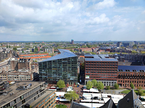 istock panorama of Rotterdam in the spring, from above 2223021431