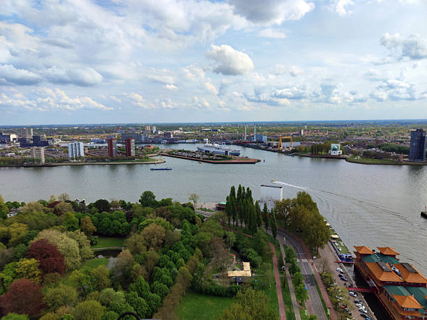 istock panorama of Rotterdam in the spring, from above 2223021521