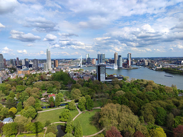 istock panorama of Rotterdam in the spring, from above 2223021551