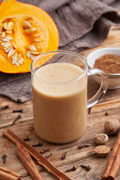 istock Pumpkin spice latte – vegan autumn drink 2223026355