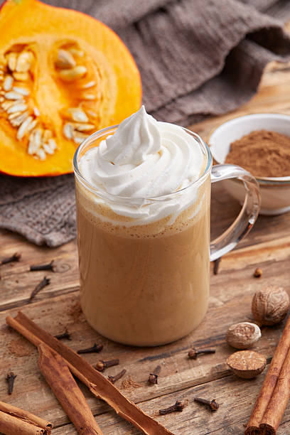istock Pumpkin spice latte – vegan autumn drink 2223026385