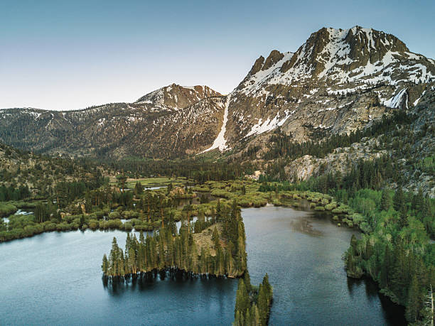 Lake Mary, one of the Mammoth Lakes in California.