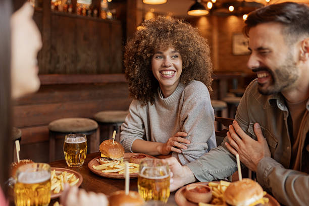 istock Relaxed Pub Lunch with Friends 2223029488
