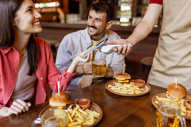 istock Contactless Smartphone Payment at Pub 2223029494