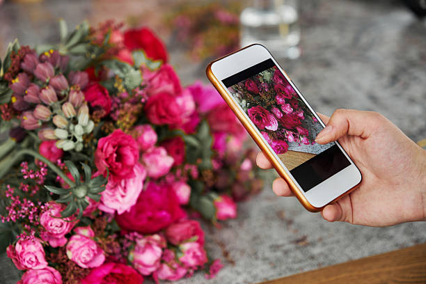istock Vibrant, fresh red rose flower bouquet arrangement 2223029730