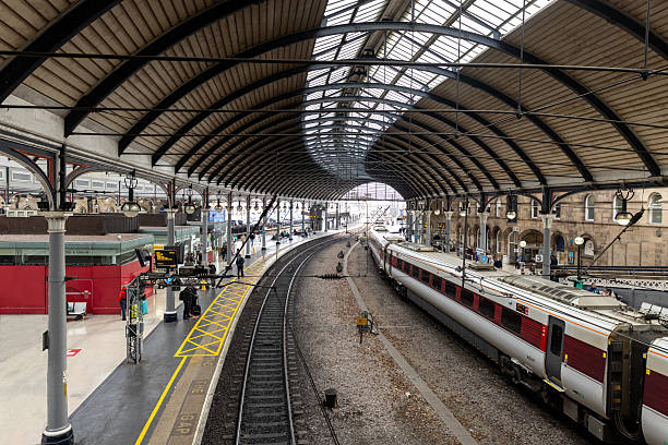 istock Interior View of a Modern Train Station 2223032253