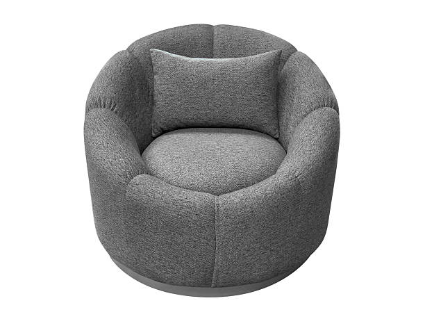 istock soft round chair isolated on white background 2223034252