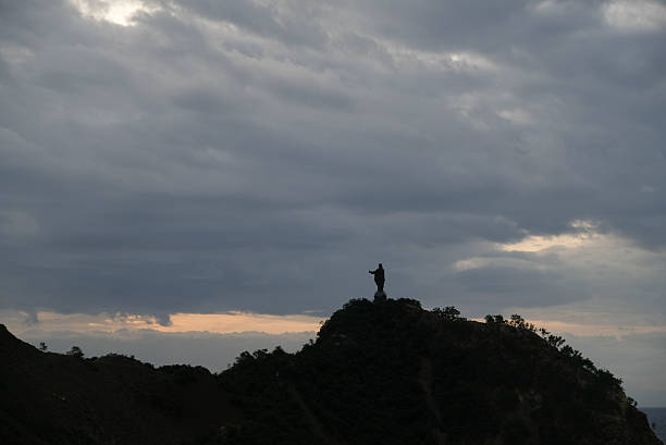 Sunset view of Cristo Rei Backside Beach in Dili, Timor Leste
