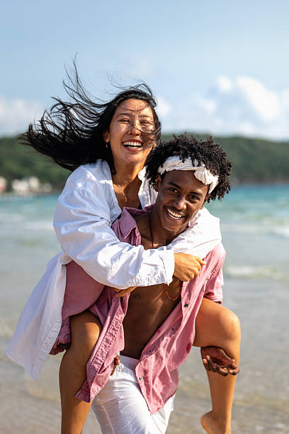 istock Couple embracing trust and deep connection, enjoying a peaceful and harmonious relationship on beach 2223046703