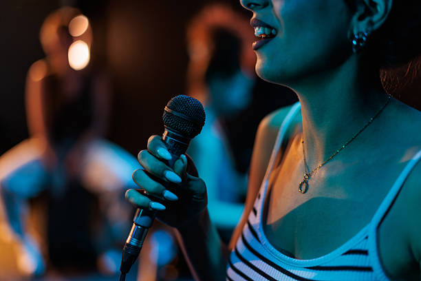 istock Expressive female vocalist 2223048903