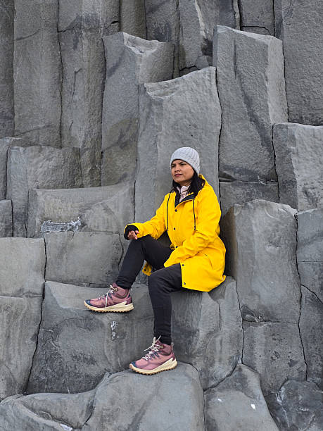 istock Vibrant traveler exploring Reynisfjara Beachs stunning basalt columns in Iceland 2223051134